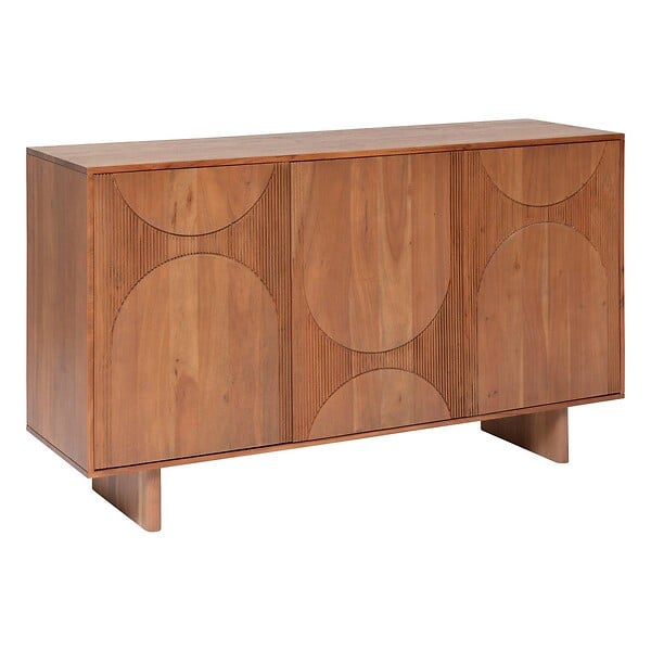 ATMOSPHERA - Buffet 3 portes "Nanda" acacia marron 150x90,5cm - large