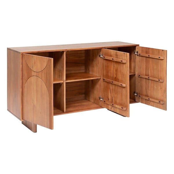 ATMOSPHERA - Buffet 3 portes "Nanda" acacia marron 150x90,5cm - large