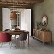 ATMOSPHERA - Buffet 4 portes "Sabor" acacia 160x80cm - vignette