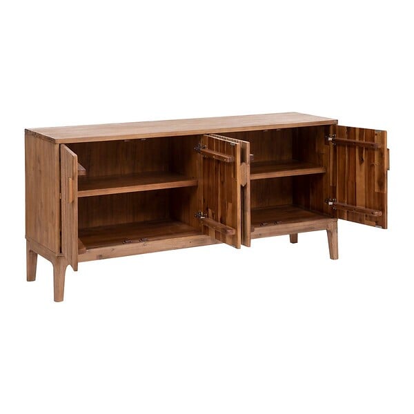 ATMOSPHERA - Buffet 4 portes "Sabor" acacia 160x80cm - large