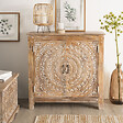 ATMOSPHERA - Buffet 2 portes "Shirel" manguier 90x90cm - vignette