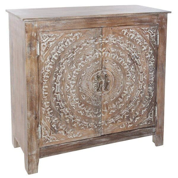 ATMOSPHERA - Buffet 2 portes "Shirel" manguier 90x90cm - large