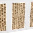ATMOSPHERA - Buffet 3 portes "Cabras" 120x85cm blanc - vignette