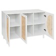 ATMOSPHERA - Buffet 3 portes "Cabras" 120x85cm blanc - vignette