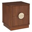 ATMOSPHERA - Table de chevet Wany marron 45x40cm - vignette