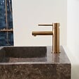 ESSEBAGNO - Luisa mitigeur lavabo bas cuivre brossé - vignette
