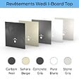 WEDI - Habillage bati support Wedi I Board avec revetement Wedi I Board top concrete gris - vignette