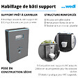 WEDI - Habillage bati support Wedi I Board avec revetement Wedi I Board top stone gris - vignette