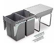 CENTRALE BRICO - Trieur à déchets Linea 290DM pour porte 400mm 2x21l - vignette