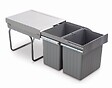 CENTRALE BRICO - Trieur à déchets Linea 291 400mm 2x16l - vignette