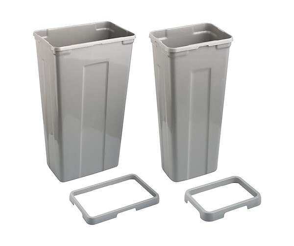 CENTRALE BRICO - Trieur à déchets 72l 2x27l + 2x9l - large