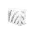 DECOCLIM - Cache unité extérieure en aluminium blanc taille XS - DECOCLIM-23AXS9010 - vignette