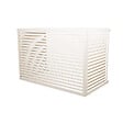 DECOCLIM - Cache unité extérieure en aluminium blanc taille XXL - DECOCLIM-23AXXL9010 - vignette