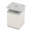CENTRALE BRICO - Pied de meuble FA009 60 mm réglable chrome mat - vignette