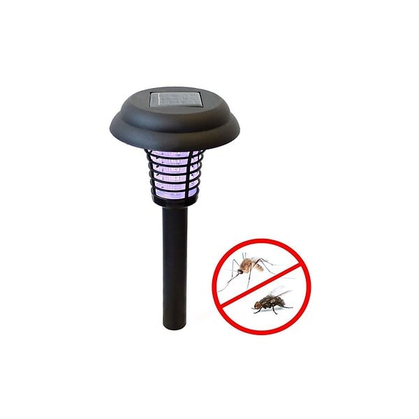 GRUNDIG - Lampe piège anti insectes GRUNDIG Solaire avec PIQUET Autonomie 6/8 heures - large