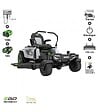 EGO POWER+ - PACK tondeuse à rayon braquage zero 15Ah chargeur mural coupe 132 cm Ego ZT5201E-L - vignette