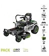 EGO POWER+ - Tondeuse à gazon Zero Turn batterie 15Ah chargeur mural inclus Ego coupe 107 cm ZT4201E - vignette