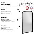 JACOB DELAFON - Miroir vertical salle de bain Cléo 1889 Gris Intense - vignette