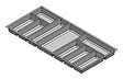 CENTRALE BRICO - Range-couverts Classico Kristall softTouch 822x424mm noir - vignette