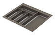 CENTRALE BRICO - Range-couverts Nolago pour Merivobox 508x423mm gris basalte - vignette