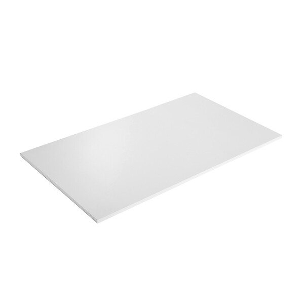 CENTRALE BRICO - Plateau de table aggloméré blanc, L.120 x l.70 cm x Ep.18 mm - large