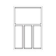 CENTRALE BRICO - Range-couverts Sky 322x474mm blanc - vignette