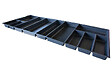 CENTRALE BRICO - Range-couverts Sky 1122x474mm anthracite - vignette