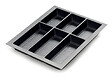 CENTRALE BRICO - Range-couverts Classico Kristall softTouch 372x474mm noir - vignette