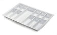 CENTRALE BRICO - Range-couverts Classico 722x474mm blanc granuleux - vignette