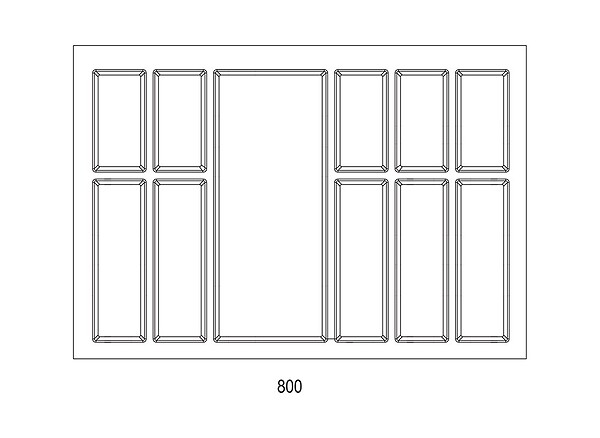 CENTRALE BRICO - Range-couverts Classico 722x474mm blanc granuleux - large