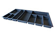 CENTRALE BRICO - Range-couverts Sky 822x474mm anthracite - vignette