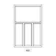 CENTRALE BRICO - Range-couverts Sky 372x474mm blanc - vignette