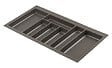 CENTRALE BRICO - Range-couverts Nolago pour Merivobox 808x423mm gris basalte - vignette