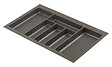 CENTRALE BRICO - Range-couverts Nolago pour Merivobox 708x423mm gris basalte - vignette