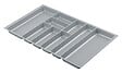 CENTRALE BRICO - Range-couverts Nolago pour Merivobox 808x473mm argenté - vignette