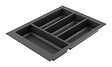 CENTRALE BRICO - Range-couverts Classico Kristall softTouch 322x424mm noir - vignette