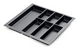 CENTRALE BRICO - Range-couverts Classico Kristall softTouch 522x474mm noir - vignette