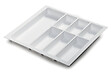 CENTRALE BRICO - Range-couverts Classico 522x474mm blanc granuleux - vignette