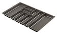 CENTRALE BRICO - Range-couverts Nolago pour Merivobox 808x473mm basalt gris - vignette