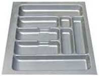 CENTRALE BRICO - Range-couverts 535x490mm blanc - large
