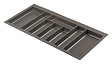 CENTRALE BRICO - Range-couverts Nolago pour Merivobox 908x423mm basalt gris - vignette