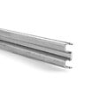 EASY CLOTURE - Kit clôture composite et aluminium à sceller H 1m80 L 10m80 gris quartz avec renforts acier - Palissade - Brise vue - vignette