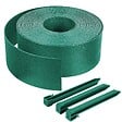 VOUNOT - Bordure de jardin PE haute flexible 20M avec piquets vert - vignette