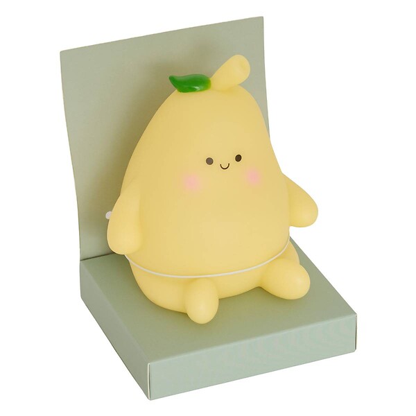 ATMOSPHERA - Veilleuse Poire Enfant Fraci Jaune 9,9x9,5x8,8 cm - large