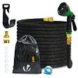 VOUNOT - Tuyau d’Arrosage Extensible 15m Renforce avec Accessoires noir - vignette