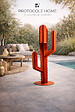 PROTOCOLE HOME - Cactus décoratif extérieur en acier 2 mm - sculpture design jardin et terrasse - vignette