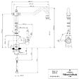 VILLEROY ET BOCH - Robinet cuisine  Avia 2.0 Or mat + nettoyant - vignette