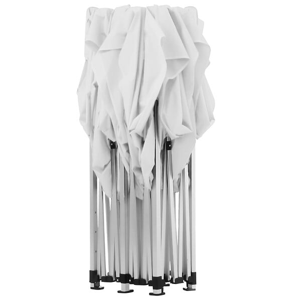 TECTAKE - Pavillon pliable Viola 3 x 6 m, aluminium, 3 parois latérales blanc - large