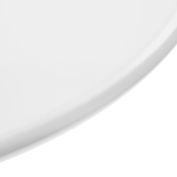 OVIALA - Ensemble table de jardin et 2 chaises en métal blanc - Palavas - large