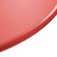 OVIALA - Ensemble table de jardin et 2 chaises en métal rouge - Palavas - vignette